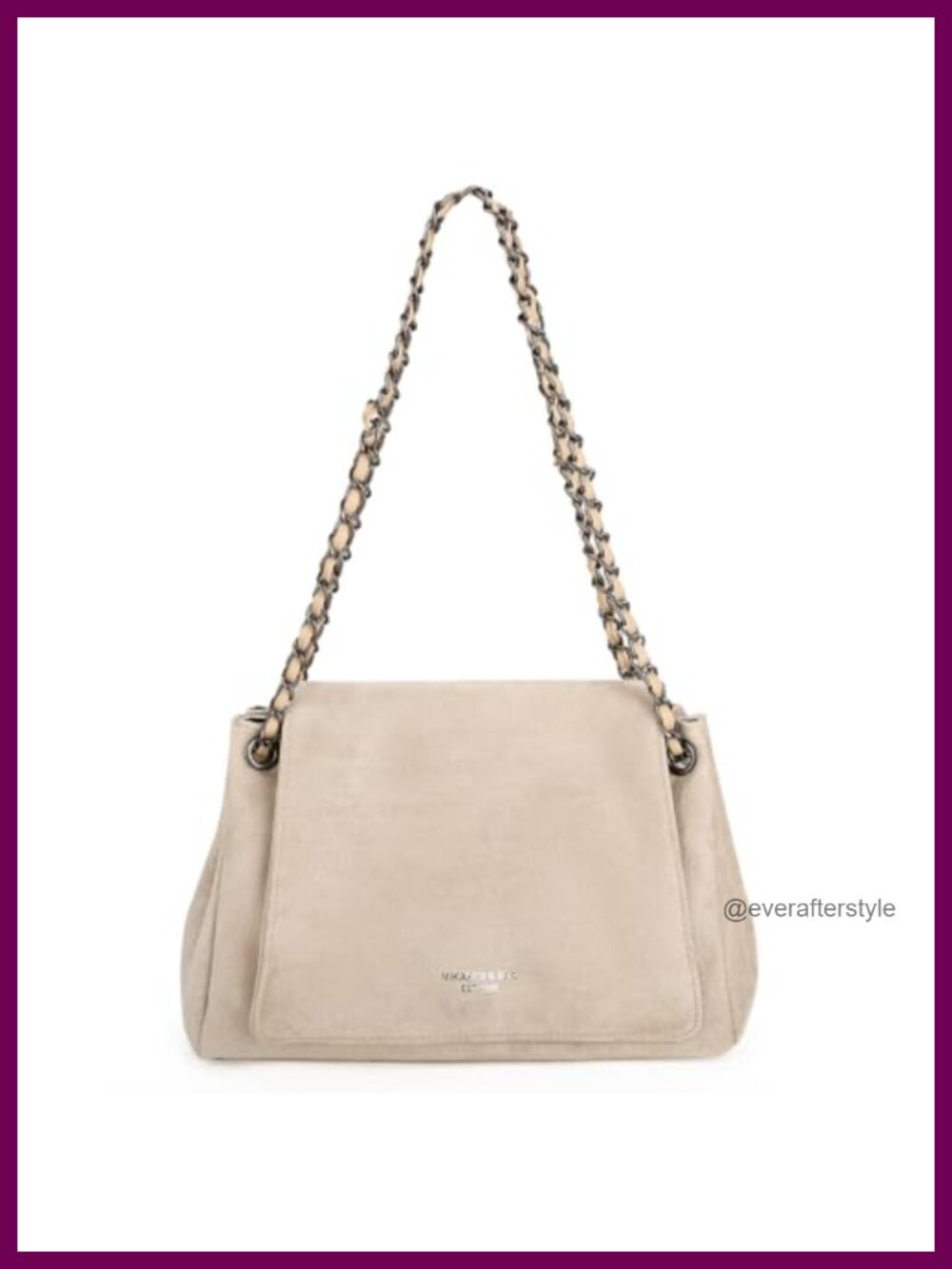 Faux Suede Slouchy Shoulder Bag Convertible Strap Crossbody